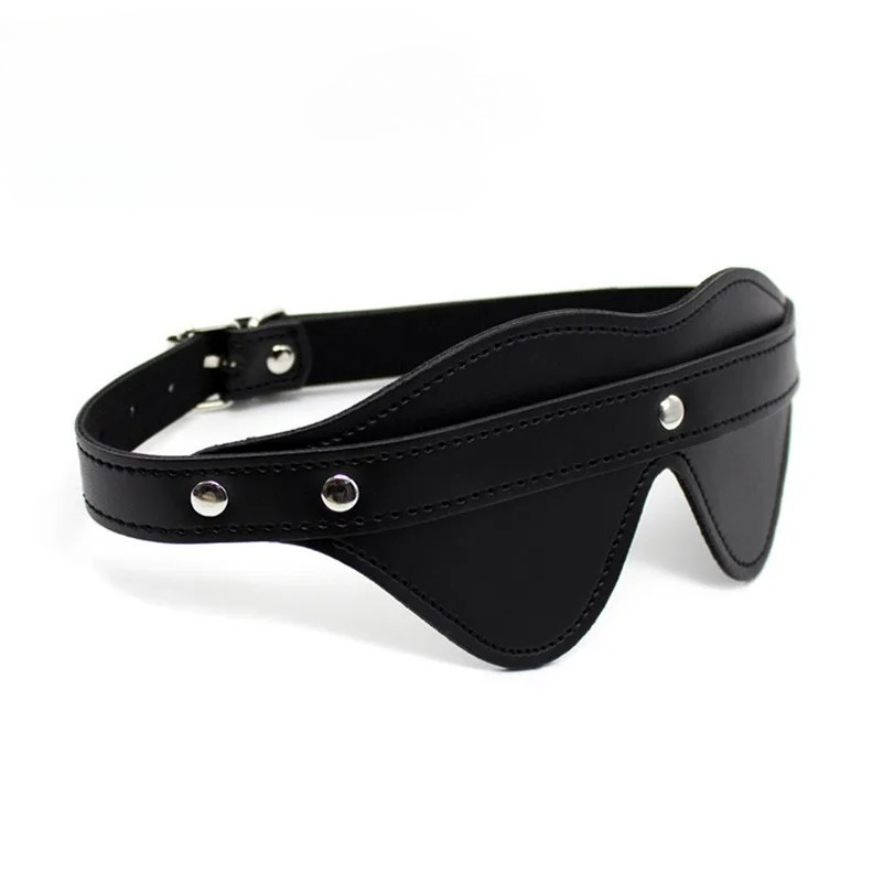 Leather Blindfold Adult Games  - Party Games Mystery 评论和价格