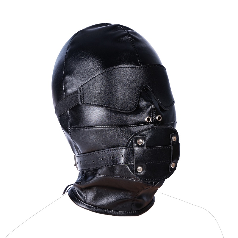 Sexy Cosplay Mask Fetish PU Le - Party Games Mystery 评论和价格
