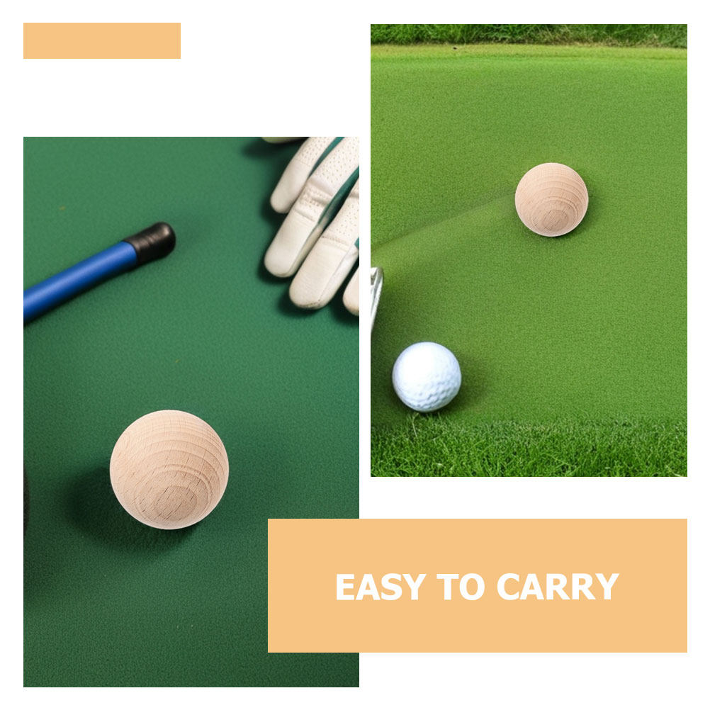 Wooden Round Ball Natural Hard - Croquet Set Lawn 评论和价格