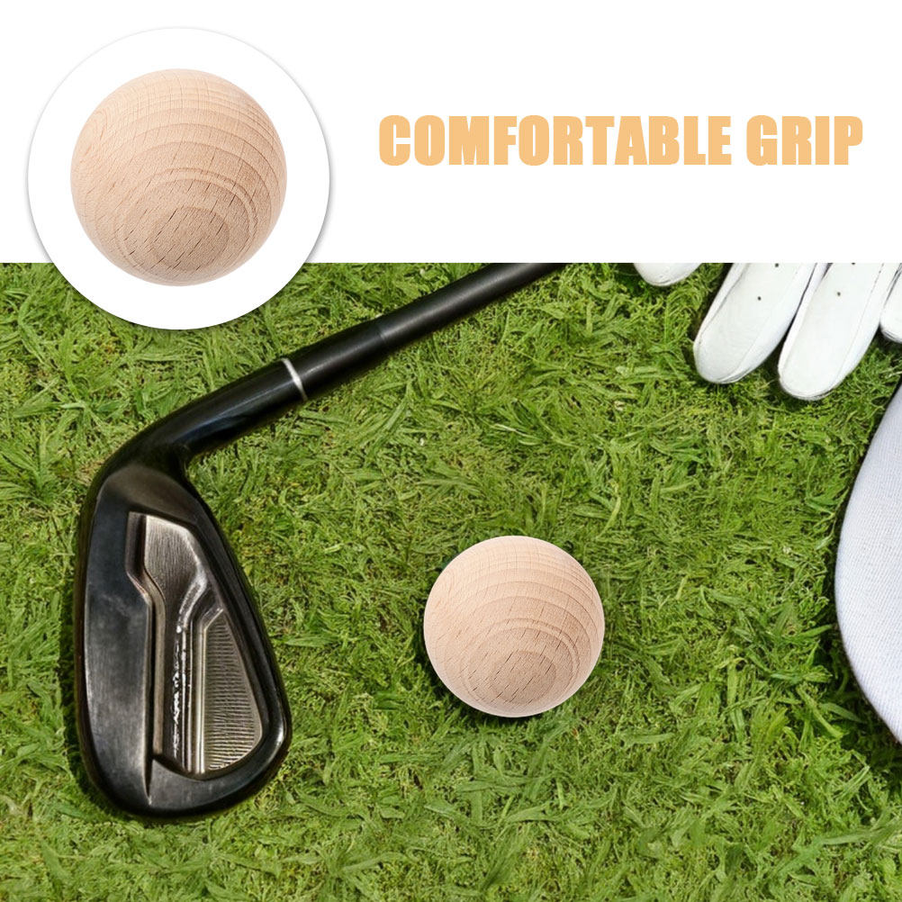 Wooden Round Ball Natural Hard - Croquet Set Lawn 评论和价格