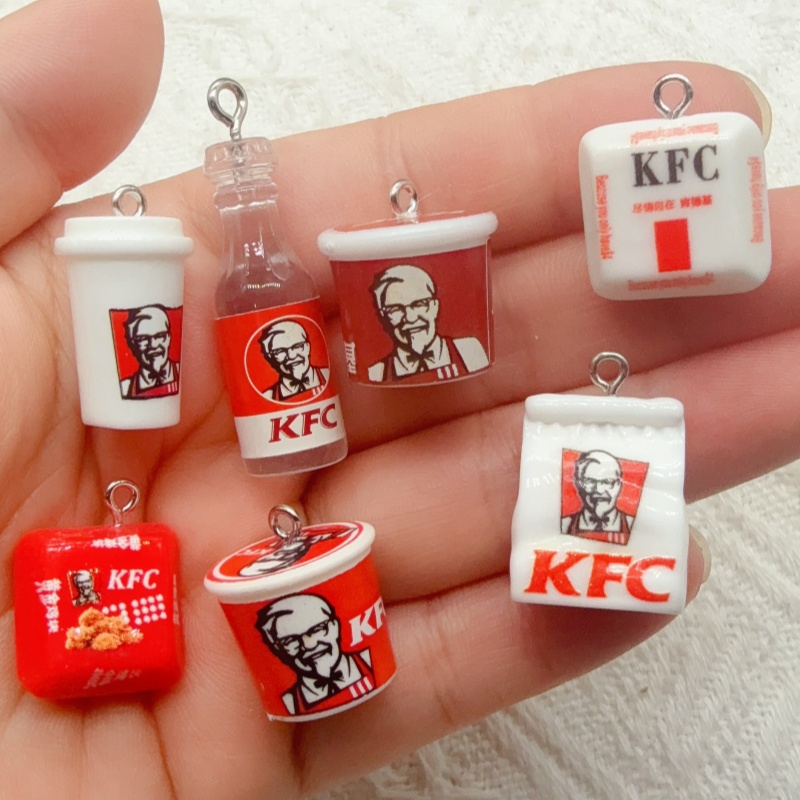 10pcs cartoon resin food bag k - Party Games Gifts 评论和价格