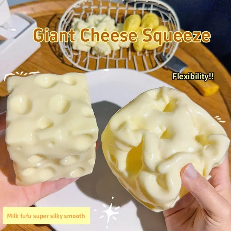 Taba Squishy Cheese Cube Stres - Party Games Gifts 评论和价格