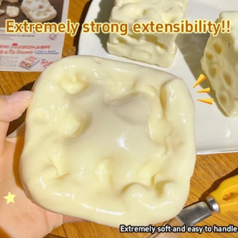Taba Squishy Cheese Cube Stres - Party Games Gifts 评论和价格
