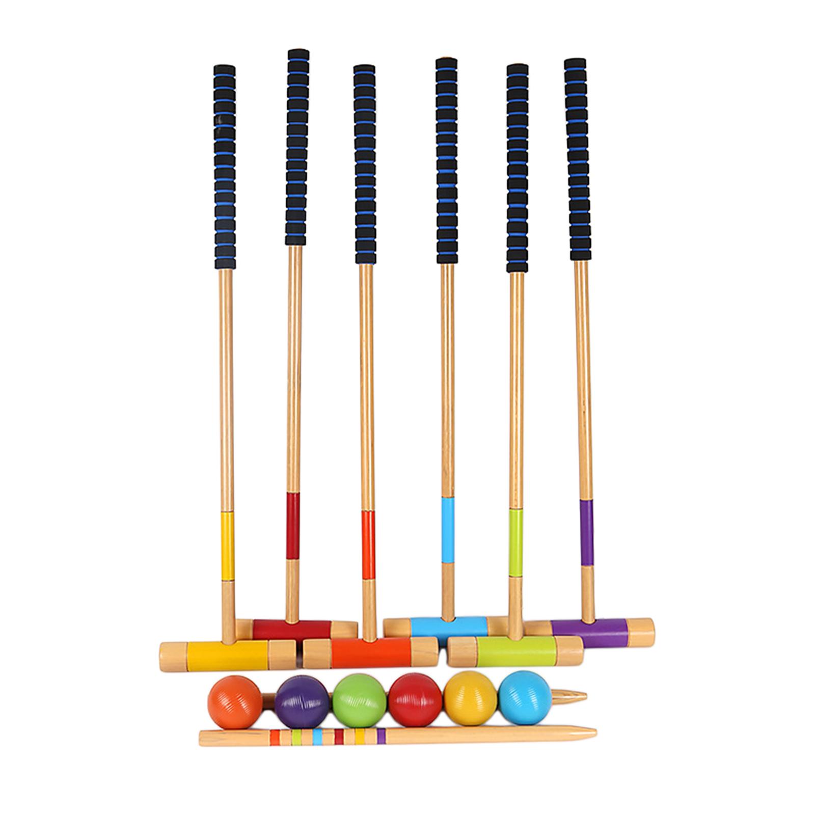 6Pcs Six Player Croquet Set Co - Croquet Set Lawn 评论和价格