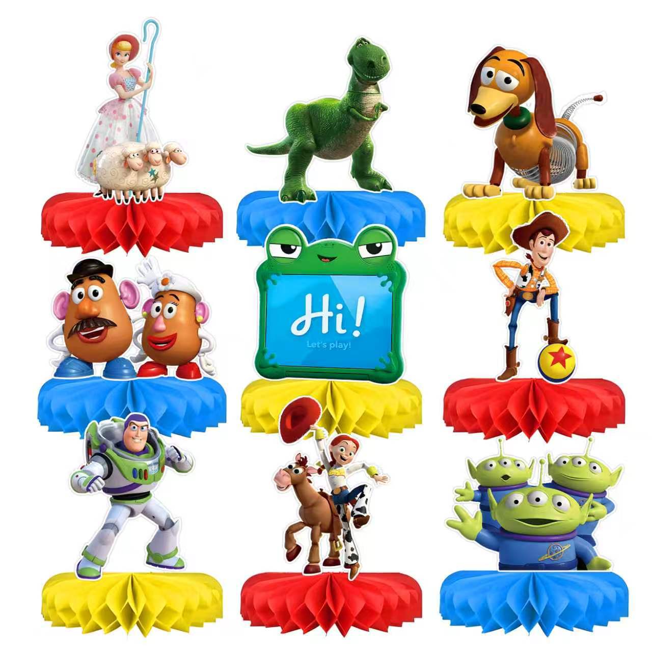 Toy Story 5 Honeycomb Centerpi - Party Games Gifts 评论和价格