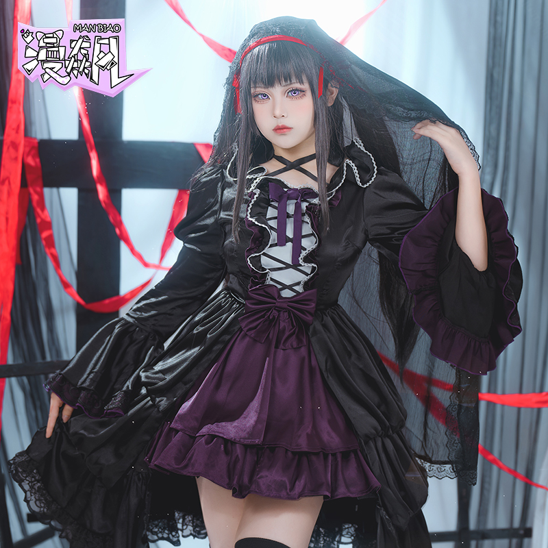 Akemi Homura Cosplay Costume P - Party Games Groups 评论和价格