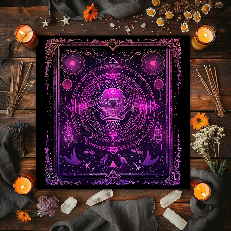 1PC Tarot Card Tablecloth, Mys - Party Games Mystery 评论和价格