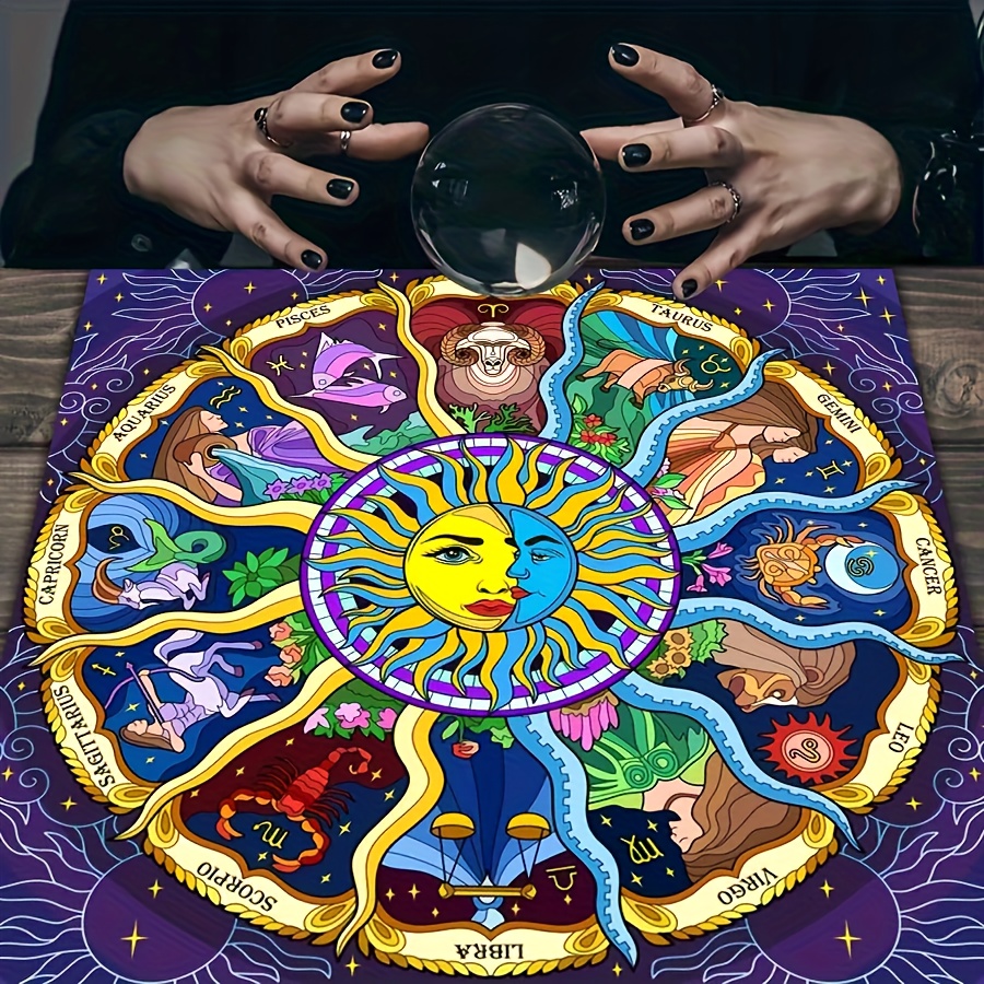 1PC Tarot Card Tablecloth, Mys - Party Games Mystery 评论和价格