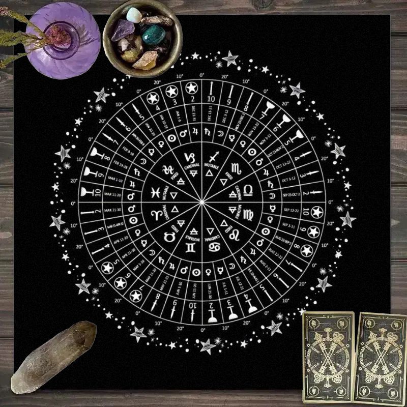 1PC Tarot Card Tablecloth, Mys - Party Games Mystery 评论和价格