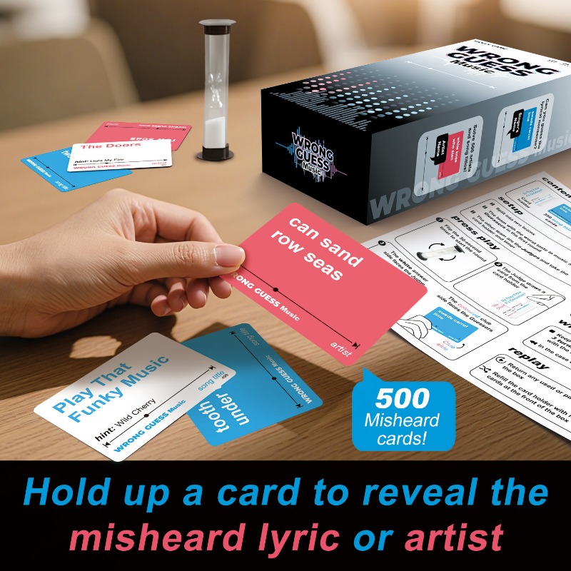 500 Funny Music Lyrics Cards P - Party Games Quotes 评论和价格