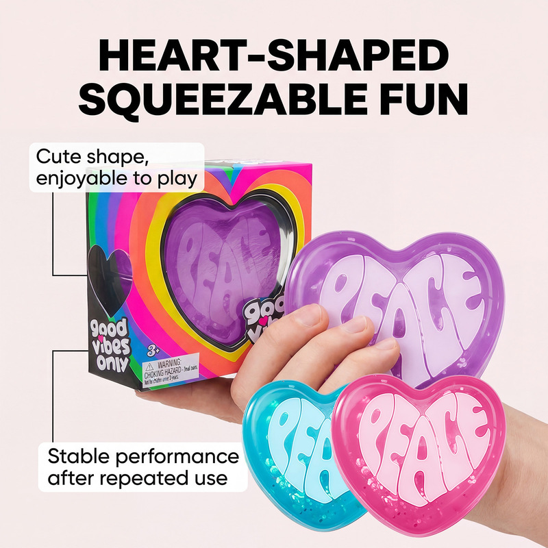 InStock PEACE Heart Shape Squi - Party Games Adults Funny 评论和价格