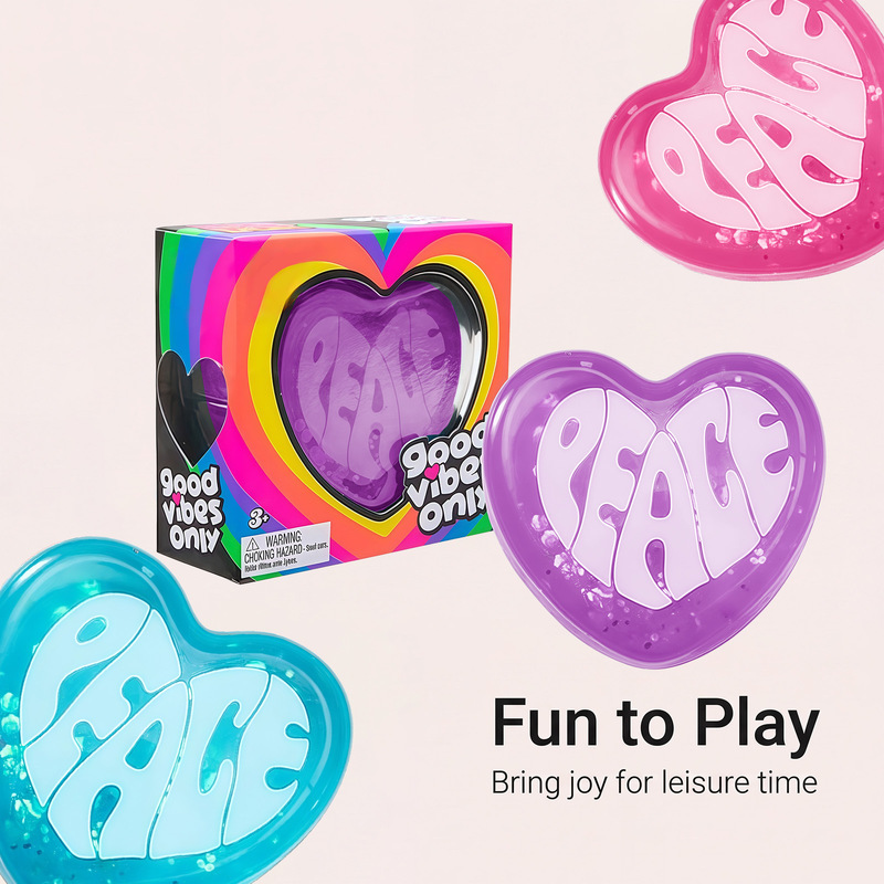 InStock PEACE Heart Shape Squi - Party Games Adults Funny 评论和价格