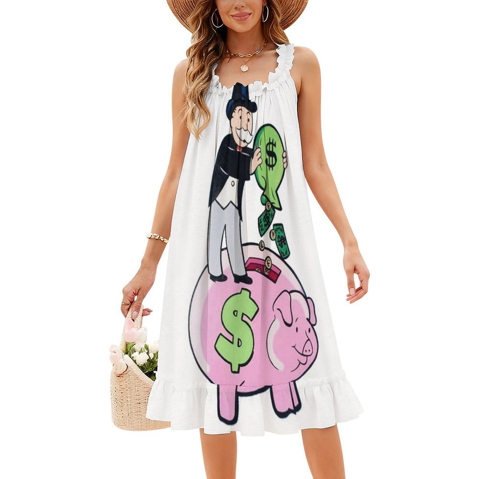 Piggy Bank Sexy Vacation Dress - Party Games Quotes 评论和价格